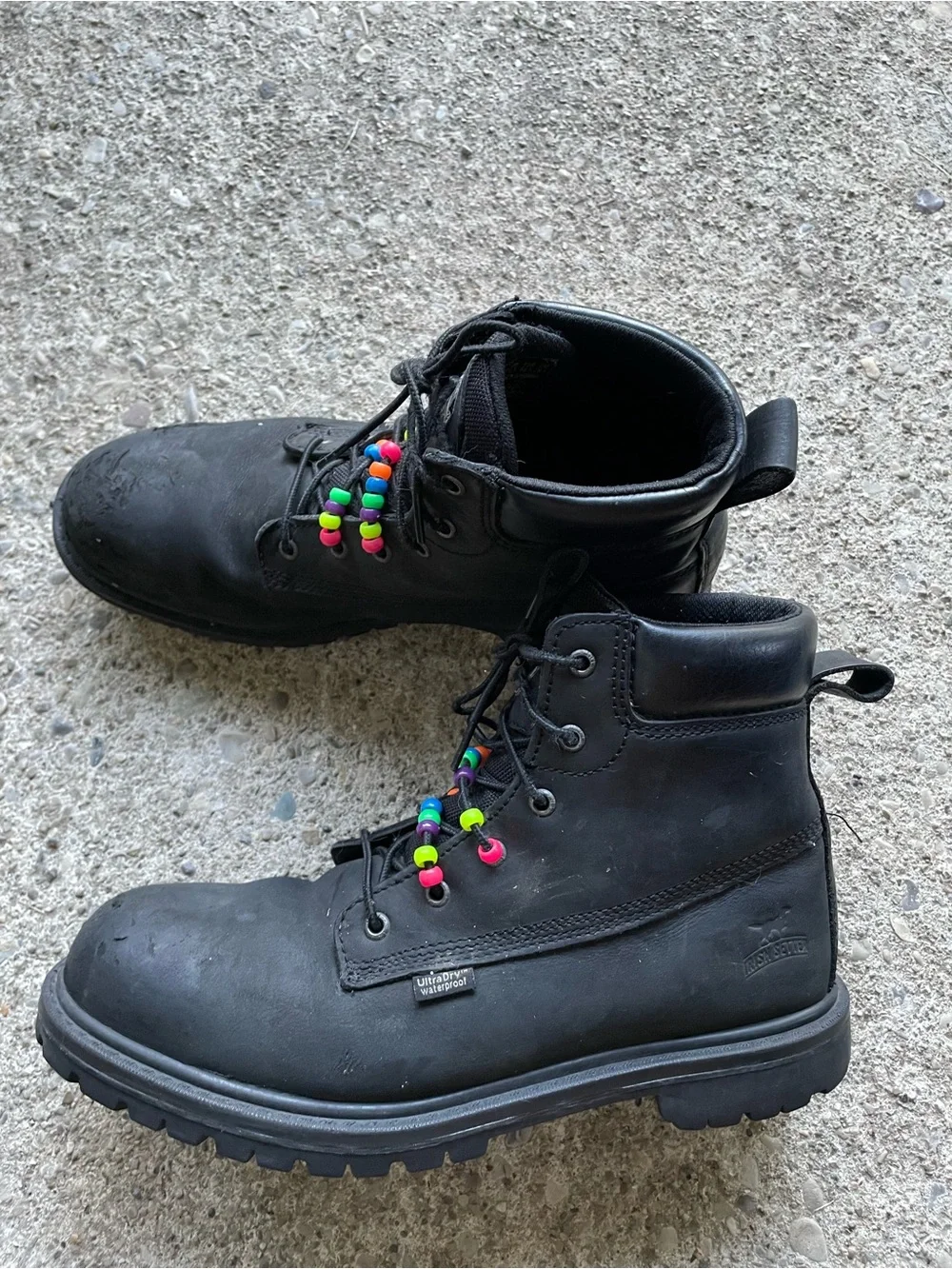 Irish Setter 83670 Black Steel Toe Waterproof Work Boots Mens 10.5 ASTM F2413-18